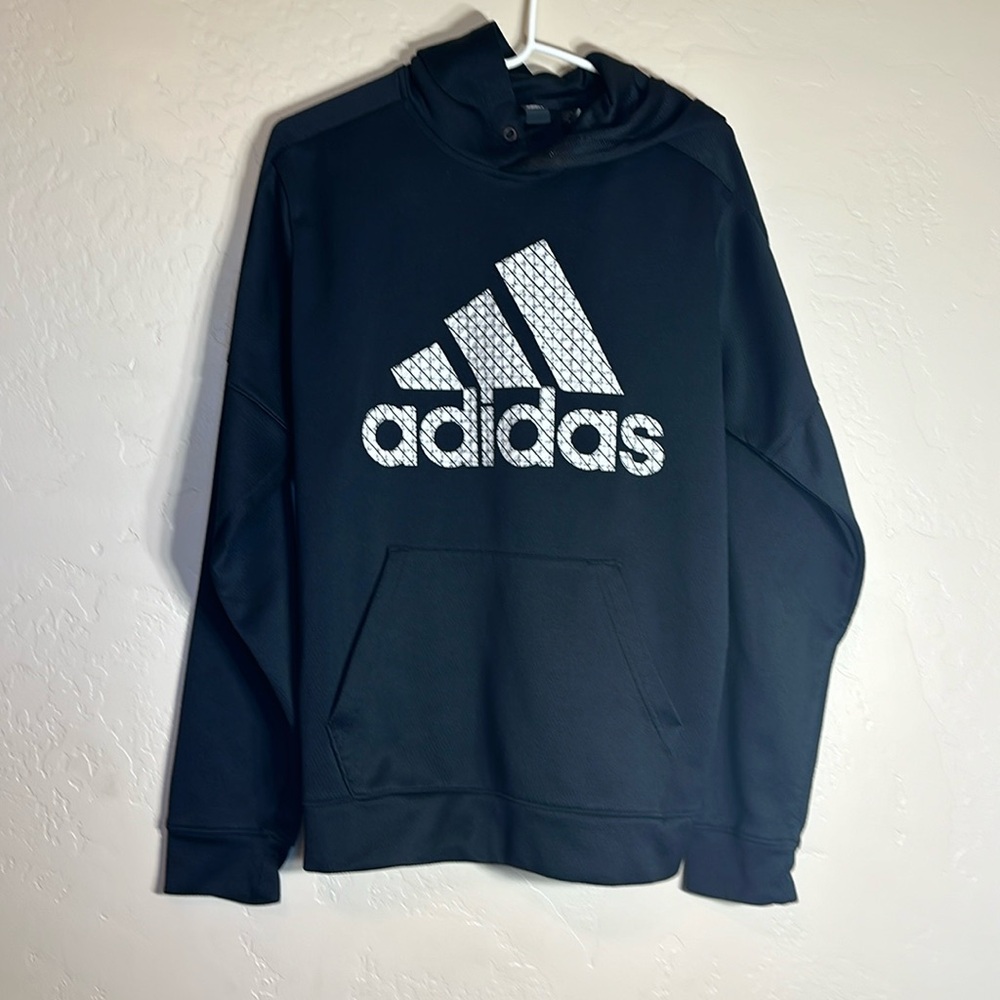Adidas Men Size Medium Hoodie with pocket - missing string